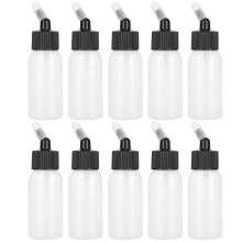 10 botellas de aerógrafo de 30 ml resistentes a la corrosión