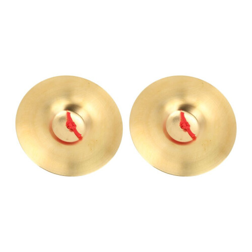 Crash Cymbal Brass Percussion Instrument Pair