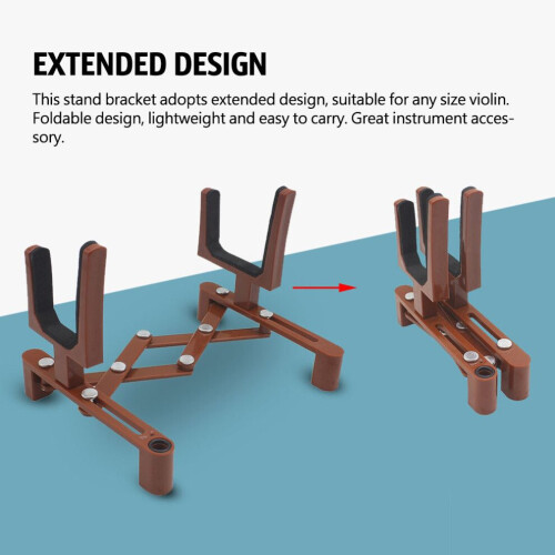 Support de violon pliable, léger et extensible 1