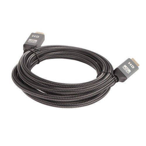 Câble audio-vidéo HD gris de 2 m pour téléviseur 4K 2