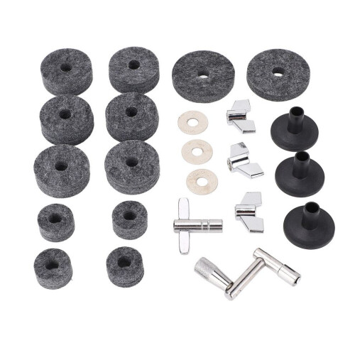 23 Pieces Cymbal Replacement Accessories Non Slip 2