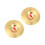 Crash Cymbal Brass Percussion Instrument Pair 2