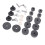 23 Pieces Cymbal Replacement Accessories Non Slip 5