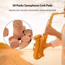30-pack korkdynor för saxofon, brusreducering