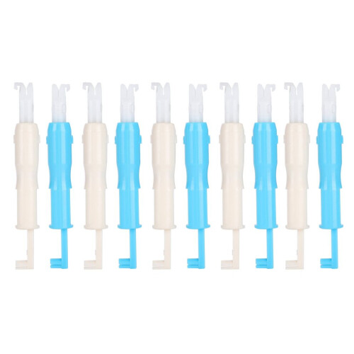 12pcs Needle Threader Plastic Automatic Inserter