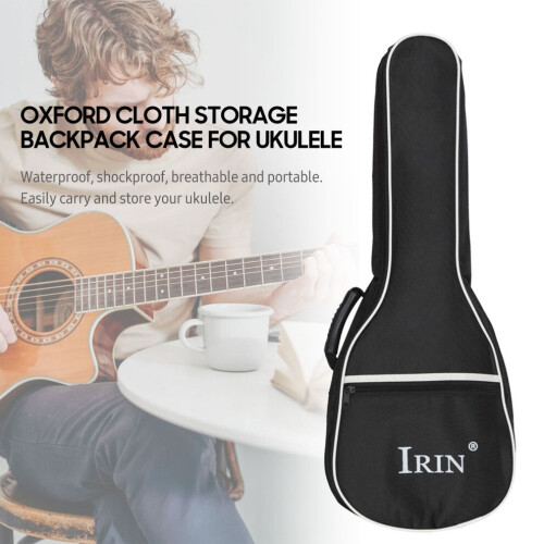 IRIN 26寸 Ukulele Case Waterproof Gig Bag with 1