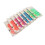120Pcs Colorful Bobbins Assorted Transparent Soft 4