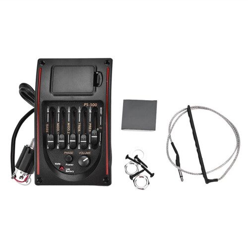 EQ PS-500 5-bands equalizer digitale tuner pickup voor
