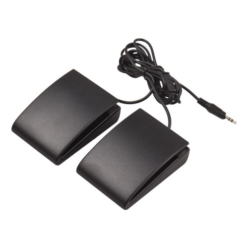 Pédale de sustain compacte double avec interface 3,5 mm