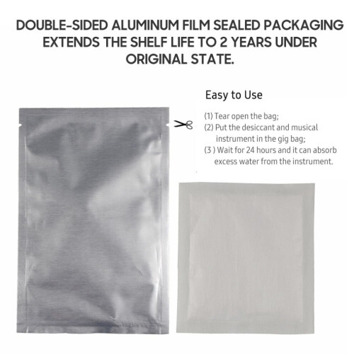 12 Packets Wooden Musical Instrument Desiccant 2
