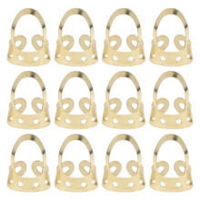 12Pcs Finger Picks Adjustable Stainless Steel