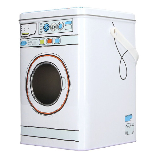 Recipiente para detergente en polvo para ropa con tapa 2