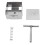 Stainless Steel Clay Cutter Spring Loaded Plunger 5