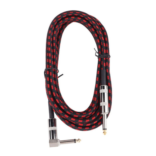 Gitarrinstrumentkabel Brusfri rätvinklig till 1