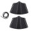 2 set Punk Bracer svart utomhus PU infällbar 1