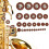 28pcs Multi Size Sax Leather Pads Replacement Set 2