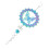 Wind Spinner Gradient Color Decorative Metal 3D 5