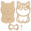 6Pcs Acrylic Template DIY Leather Pattern Mold 1