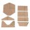 7Pcs Card Package Acrylic Template Accurate 5