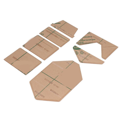 7Pcs Card Package Acrylic Template Accurate 1