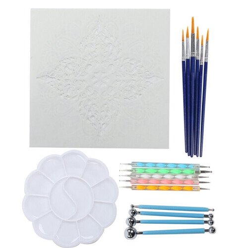 20 st Mandala Dotting Stippling Tools för sten 1