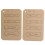 10Pcs Leather Acrylic Template DIY HandMade Craft 1
