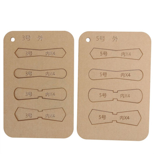 10Pcs Leather Acrylic Template DIY HandMade Craft