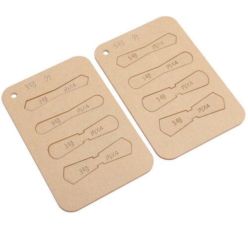 10Pcs Leather Acrylic Template DIY HandMade Craft 1