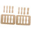 10Pcs Leather Acrylic Template DIY HandMade Craft 5