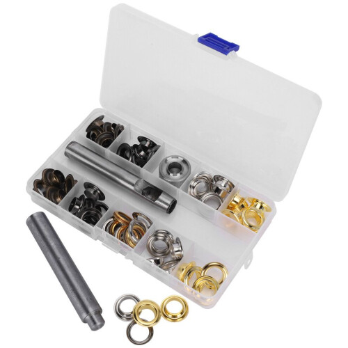 Grommet Tool Kit Setting Eyelets Boxed Hollow 2