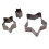3pcs Star Shape Leather Cutting Mold DIY High 2