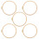5Pcs Embroidery Hoop Frame Round Wide Bamboo 1