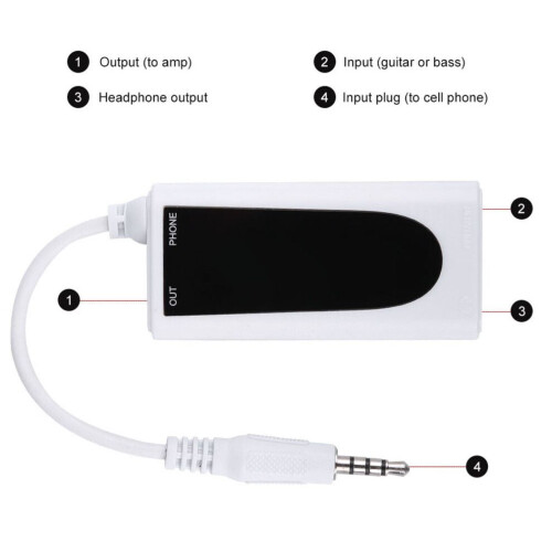 Flanger FC-21 Elgitarr Bas Till Mobiltelefon 2