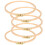 5Pcs Embroidery Hoop Frame Round Wide Bamboo 2