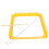 Weaving Loom Kit Yellow Metal 18 Teeth Square 5
