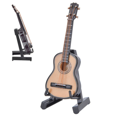 Miniatyr klassisk gitarrmodell i trä 2