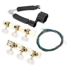 3-in-1 gitaargereedschapset, zwart, instrumentaccessoire