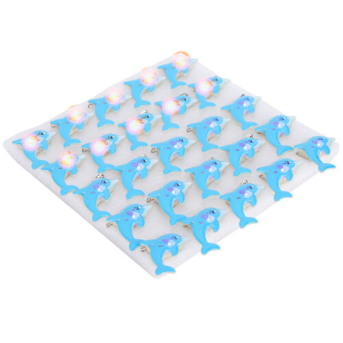 25 st blixt-LED-ljus med delfinform, glans 1