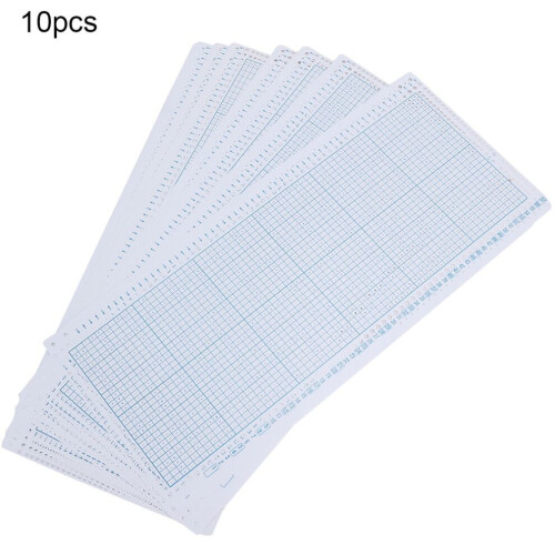 10 st stygnhålskort 10 st rutpapper nylon 2