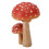 Mushroom Decor 3.9in High 2 Headed Cute Bright 4