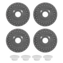 Knitting Machine Parts 4 Rubber Wheel 4 Ring for