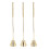3pcs Candle Snuffer Golden Iron Plating Bell 1