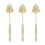 3pcs Candle Snuffer Golden Iron Plating Bell 4