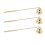 3pcs Candle Snuffer Golden Iron Plating Bell 2