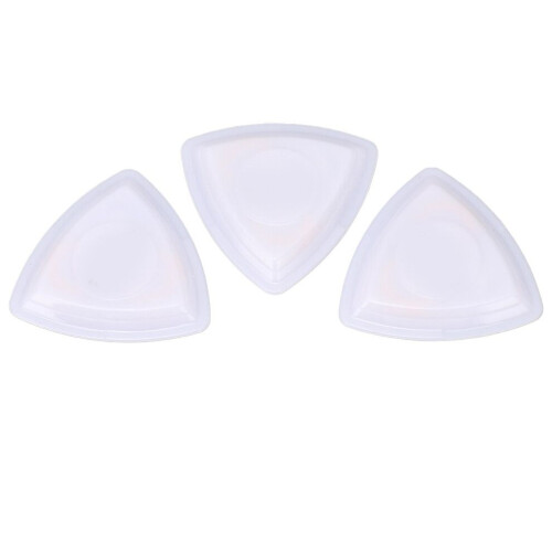 3 st LED-gitarrplektrum vit grön lila lyser upp 1