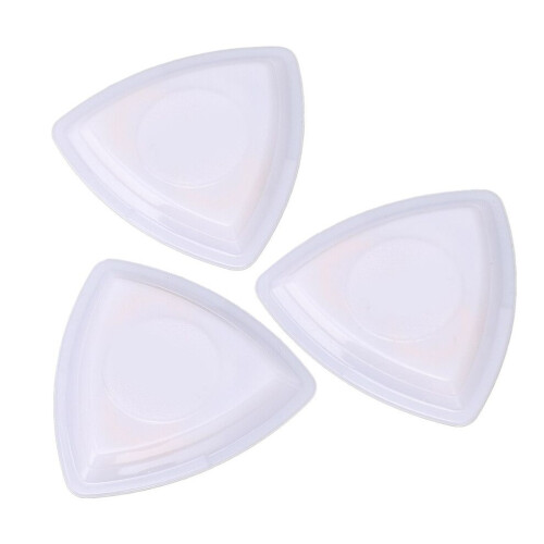 3 st LED-gitarrplektrum vit grön lila lyser upp 2
