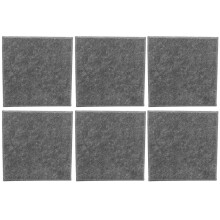 6 Stück schallabsorbierende Platten aus akustischen Polyesterfasern