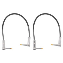 2 st 12-tums gitarrjumper 1/4-tums plugg för gitarr
