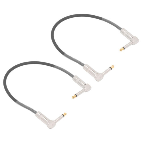 2 st 12-tums gitarrjumper 1/4-tums plugg för gitarr 1
