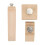 3 bloques de lijado de madera con bisel cuadrado uniforme 3